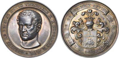 Лот №656, Медаль 1851 года. В честь медальера Я.Я. Рейхеля.