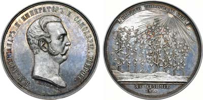Лот №710, Медаль 1865 года. 