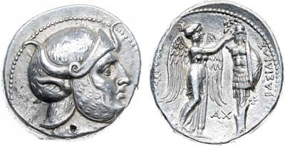 Лот №11,  Древняя Греция. Государство Селевкидов. Царь Селевк I Никатор. Тетрадрахма. 300-295 гг до н.э.