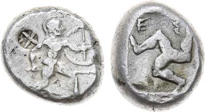 Лот №25,  Малая Азия. Памфилия. г. Аспенд. Статер 465-430 гг до н.э.