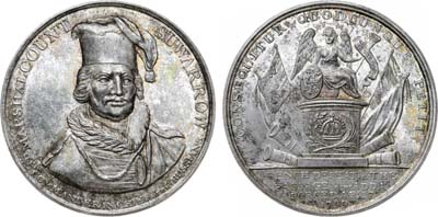 Лот №114, Коллекция. Медаль 1799 года. В честь графа А.В. Суворова-Рымникского.