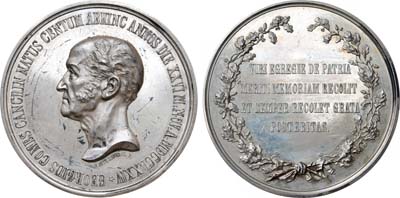 Лот №150, Коллекция. Медаль 1874 года. В память 100-летия со дня рождения бывшего министра финансов графа Е.Ф. Канкрина.