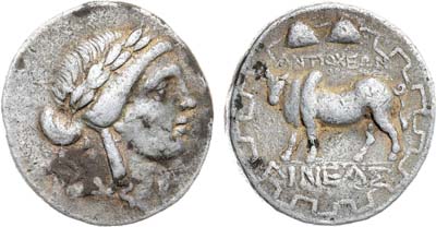 Лот №426,  Древняя Греция. Антиохия-на-Меандре. Тетрадрахма 90-65 гг до н.э.