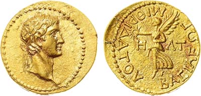 Лот №427,  Боспорское царство. Царь Митридат VIII. Статер 41-42 гг.