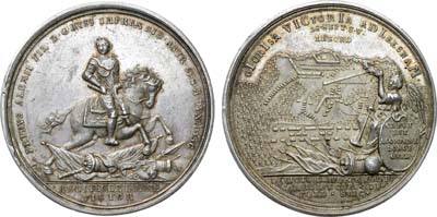 Лот №42, Коллекция. Медаль 1708 года. В память битвы при Лесной.