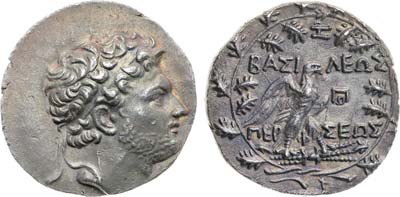 Лот №435,  Древняя Греция. Македонское царство. Царь Персей Македонский. Тетрадрахма 179-172 гг до н.э.
