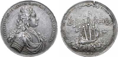 Лот №43, Коллекция. Медаль 1708 года. Адмирал Фёдор Апраксин.