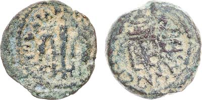 Лот №452,  Римская империя. Провинция Иудея. Прокуратор Понтий Пилат. Прута (2 лепты) 26-36 гг.