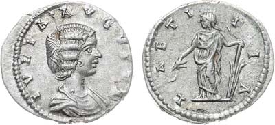 Лот №465,  Римская империя. Юлия Домна (жена императора Септимия Севера). Денарий 193-211 гг.