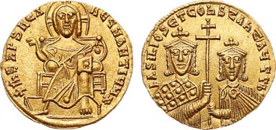 Лот №489,  Византийская империя. Император Василий I Македонянин. Солид 868-879 гг.