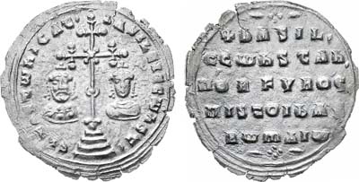 Лот №491,  Византийская империя. Император Василий II Болгаробойца. Милиарисий 977-989 гг.
