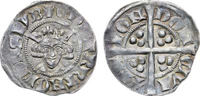 Лот №510,  Англия. Королевство. Король Эдуард I Длинноногий. Пенни 1279-1307 гг.