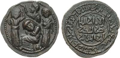 Лот №511,  Государство Артукидов (Мардинская ветвь). Бей Хусам ад-Дин Юлук-Арслан. Дирхам 1193 года (589 г.х.).