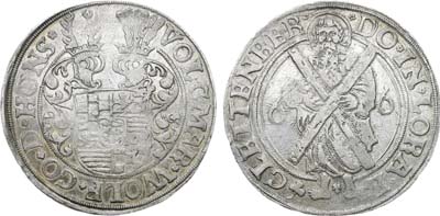 Лот №517,  Германия. Графство Хонштейн. Граф  Фолькмар-Вольфганг. Талер 1566 года.