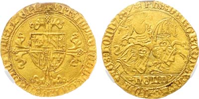 Лот №525,  Нидерланды. Графство Голландия. Граф Филипп Добрый. Кавалердор 1434-1447 гг. В слабе CPRC MS 61.