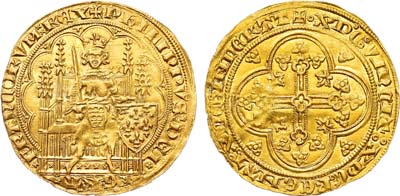 Лот №531,  Франция. Королевство. Король Филипп VI Валуа. Экю 1328-1350 гг.