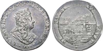 Лот №574,  Италия. Великое герцогство Тосканское. Великий герцог Козимо III Медичи. Таллеро 1680 года.