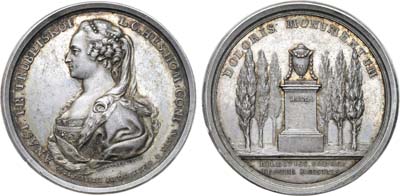 Лот №70, Коллекция. Медаль 1755 года. Смерть княжны Анастасии Трубецкой.