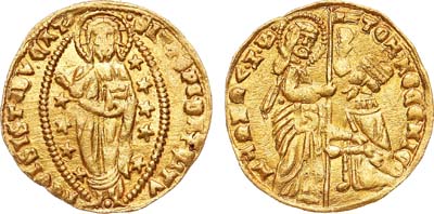 Лот №101,  Италия. Венецианская республика. Дож Томазо Мочениго. Цехин 1414-1423 гг.