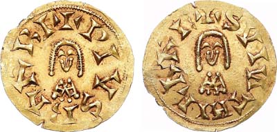 Лот №105,  Вестготское королевство. Король Свинтилла. Тремисс 621-631 гг.