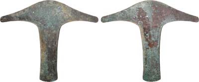 Лот №111,  Мексика. Ацтекская империя. Тахадерас (монета-топор) 1200-1500 гг.