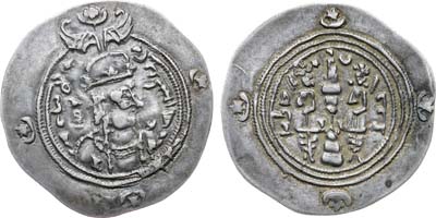 Лот №106,  Государство Сасанидов. Царица цариц Буран. Драхма 630-631 гг.