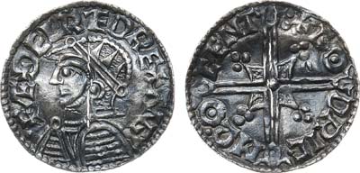 Лот №112,  Англия. Королевство. Король Этельред II Неразумный. Пенни 978-1016 гг.