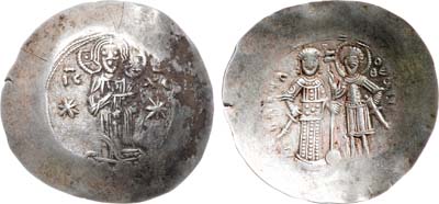 Лот №98,  Византийская империя. Император Мануил I Комнин. Аспрон трахи 1143-1180 гг.