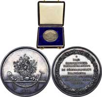 Лот №533, Медаль  1835 года. Российского общества любителей садоводства.