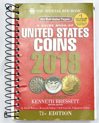 Артикул №20-01540, Книга 2018 года. R.S. Yeoman. A Guide Book of UNITED STATES COINS 2018. (Путеводитель по монетам США. 2018 год).