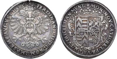 Артикул №22-29933,  Священная Римская империя. С титулом императора Фердинанда II. Графство Ганау-Мюнценберг. Граф Филипп Мориц. Талер 1623 года.