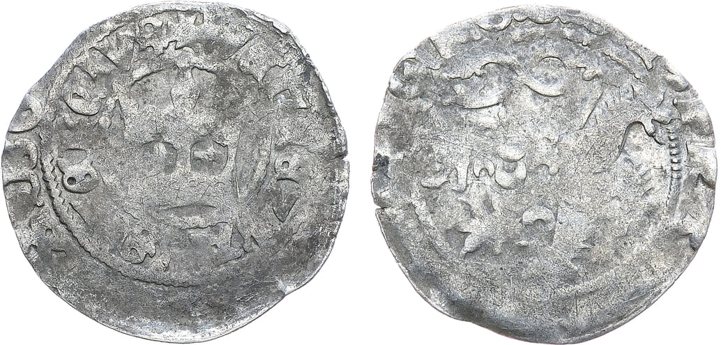 Артикул №24-04965,  Королевство Богемия. Король Вацлав IV. Грош 1378-1419 гг..