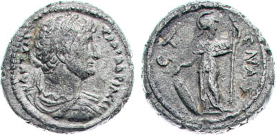 Артикул №25-19432,  Египет. Александрия. Император Адриан. Тетрадрахма 124-125 гг.