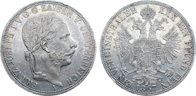 Артикул №25-19436,  Австро-Венгерская империя. Император Франц Иосиф I. Союзный талер 1867 года.