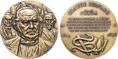 Артикул №25-20312,  Португалия. Медаль. Клод Бернард.