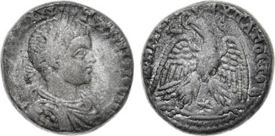 Артикул №25-12712,  Римская империя. Селевкия Пиерия. Император Элагабал. Тетрадрахма 218-222 гг.