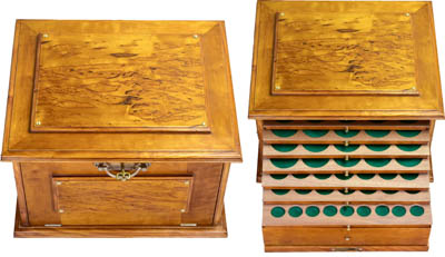 Артикул №25-43395, Мюнцкабинет на 233 монеты.