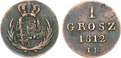 Артикул №25-46062, 1 грош 1812 года. IB.