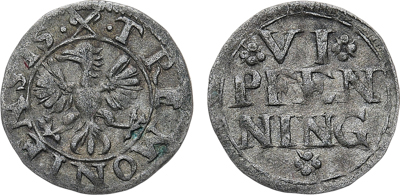 Артикул №25-46071,  Германия. Вольный город Дортмунд. 6 пфеннигов (1/2 шиллинга) 1658-1688 гг.